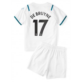 Camisolas de futebol Manchester City Kevin De Bruyne 17 Criança Equipamento Alternativa 2021/22 Manga Curta